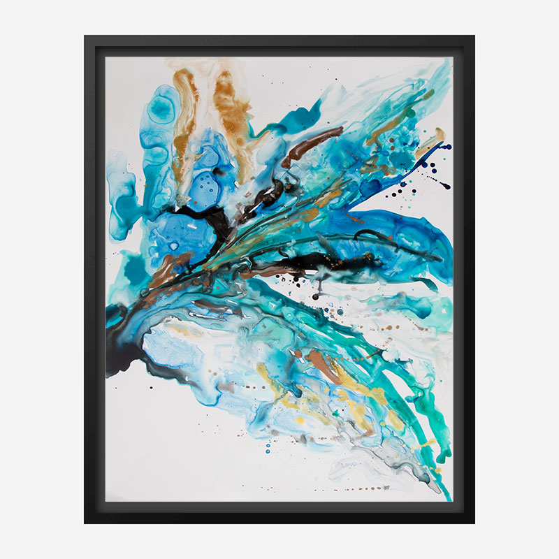 Overjoyed Abstract Art Print Overjoyed Abstract Art Print
