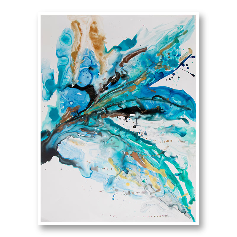 Overjoyed Abstract Art Print Overjoyed Abstract Art Print