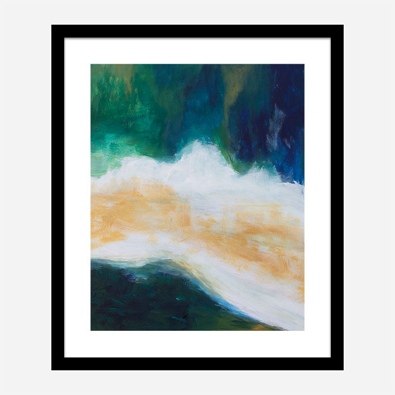 River Banks Abstract Art Print River Banks Abstract Art Print