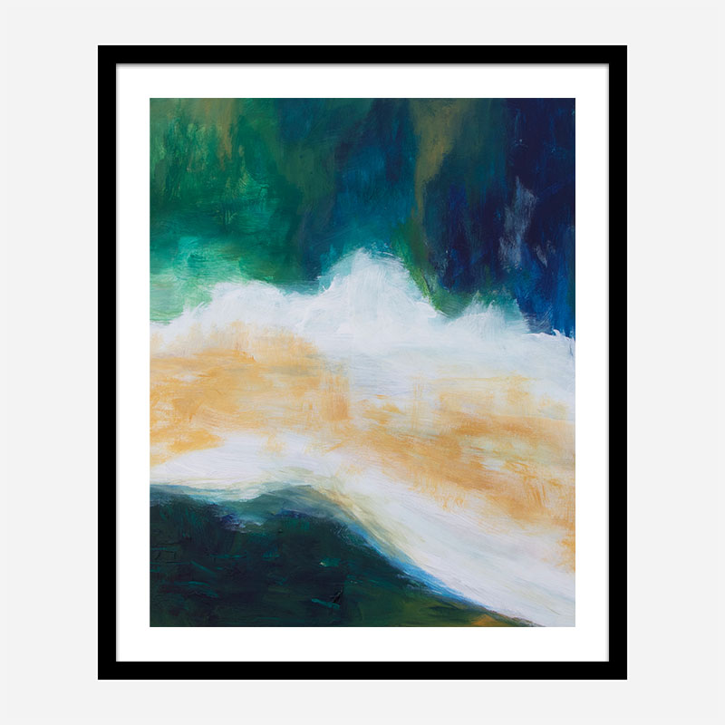River Banks Abstract Art Print River Banks Abstract Art Print
