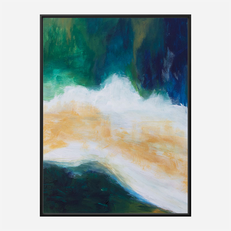 River Banks Abstract Art Print River Banks Abstract Art Print