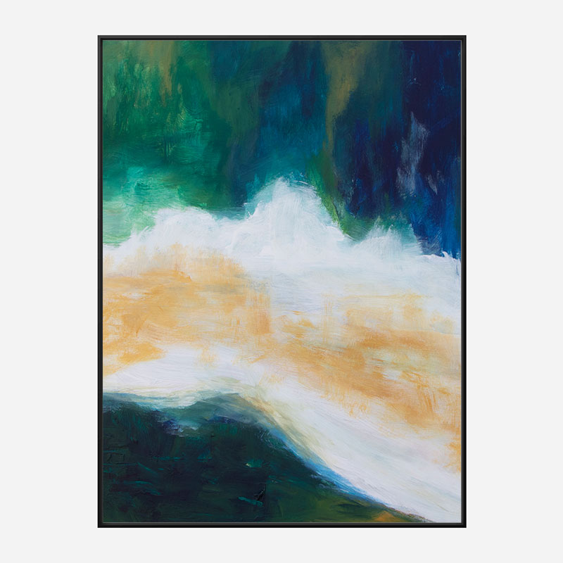 River Banks Abstract Art Print River Banks Abstract Art Print