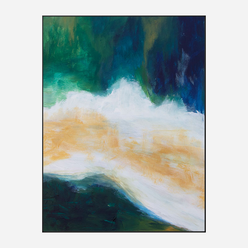 River Banks Abstract Art Print River Banks Abstract Art Print