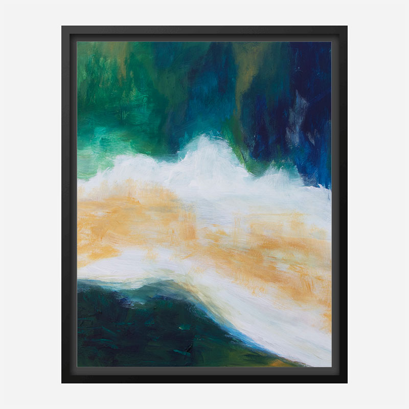 River Banks Abstract Art Print River Banks Abstract Art Print