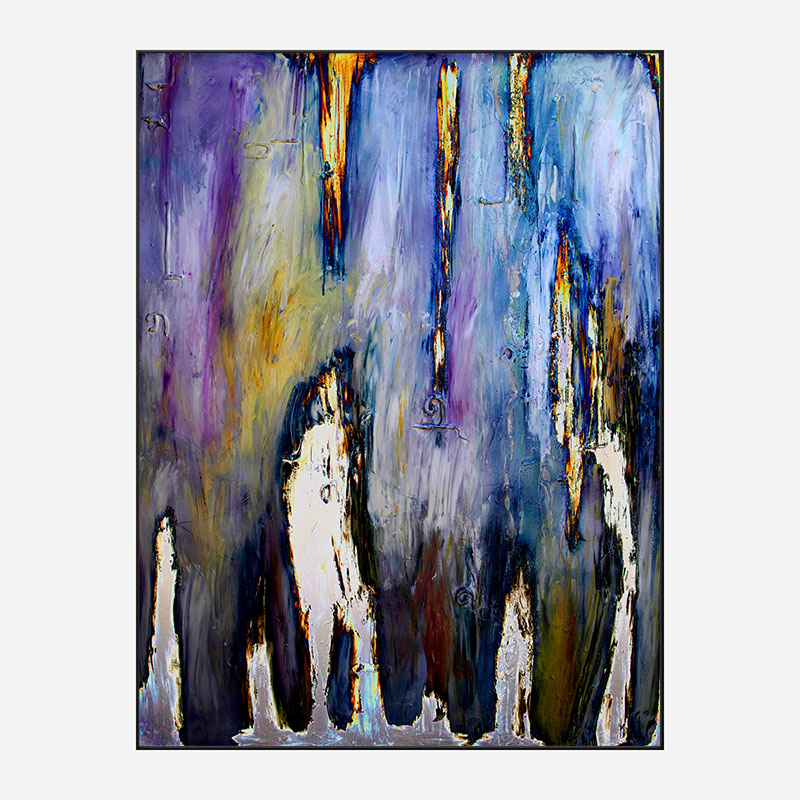 Walking in the Electric Fog Abstract Art Print Walking in the Electric Fog Abstract Art Print