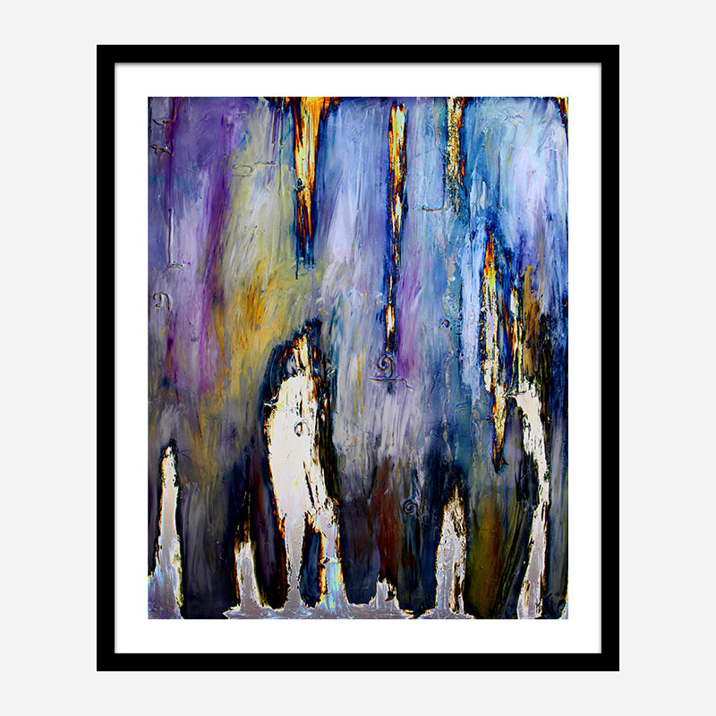 Walking in the Electric Fog Abstract Art Print Walking in the Electric Fog Abstract Art Print