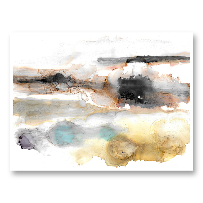 Dusty Night Abstract Art Print Dusty Night Abstract Art Print