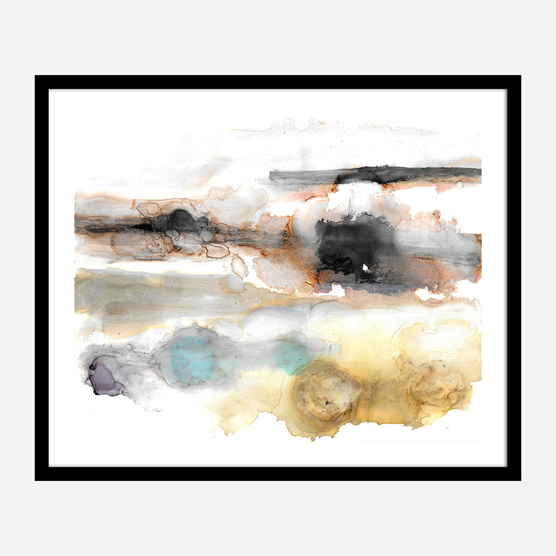 Dusty Night Abstract Art Print Dusty Night Abstract Art Print