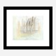 Beige Skyline Abstract Art Print Beige Skyline Abstract Art Print