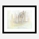 Beige Skyline Abstract Art Print Beige Skyline Abstract Art Print