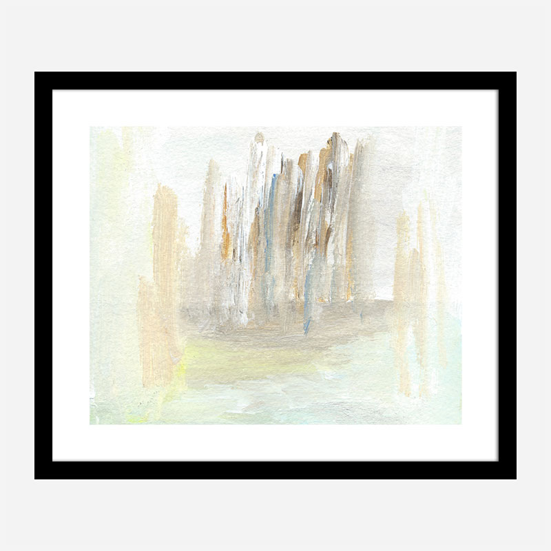 Beige Skyline Abstract Art Print Beige Skyline Abstract Art Print