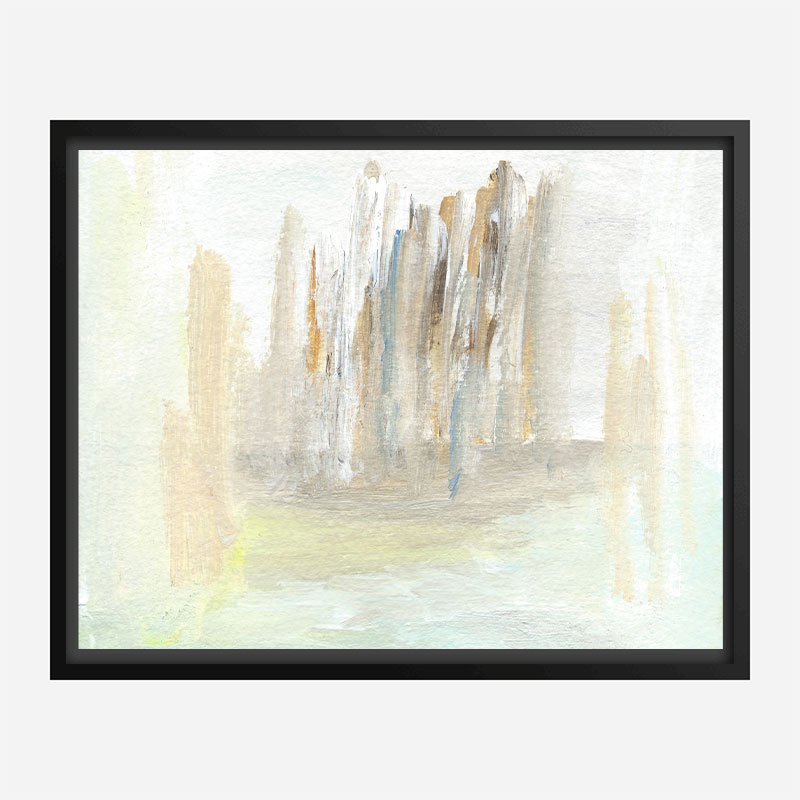Beige Skyline Abstract Art Print Beige Skyline Abstract Art Print