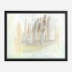 Beige Skyline Abstract Art Print Beige Skyline Abstract Art Print