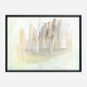 Beige Skyline Abstract Art Print Beige Skyline Abstract Art Print