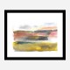 Pink Sky at Night Abstract Art Print Pink Sky at Night Abstract Art Print