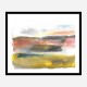 Pink Sky at Night Abstract Art Print Pink Sky at Night Abstract Art Print