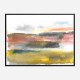Pink Sky at Night Abstract Art Print Pink Sky at Night Abstract Art Print
