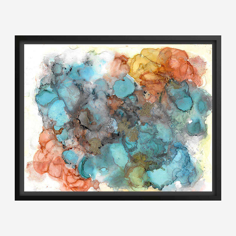 Summer Haze Abstract Art Print Summer Haze Abstract Art Print