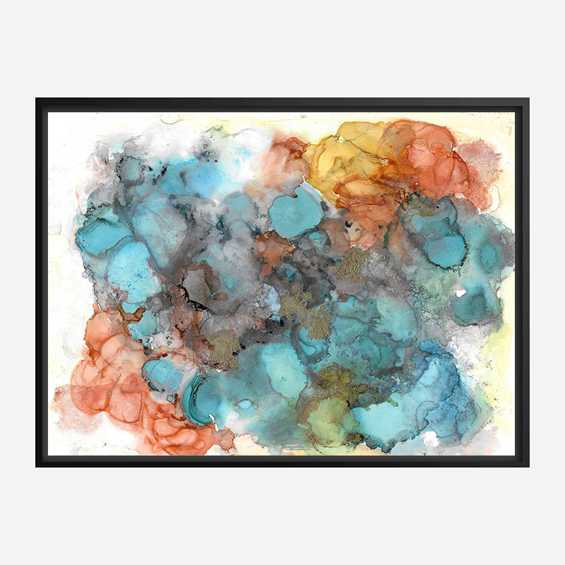 Summer Haze Abstract Art Print Summer Haze Abstract Art Print
