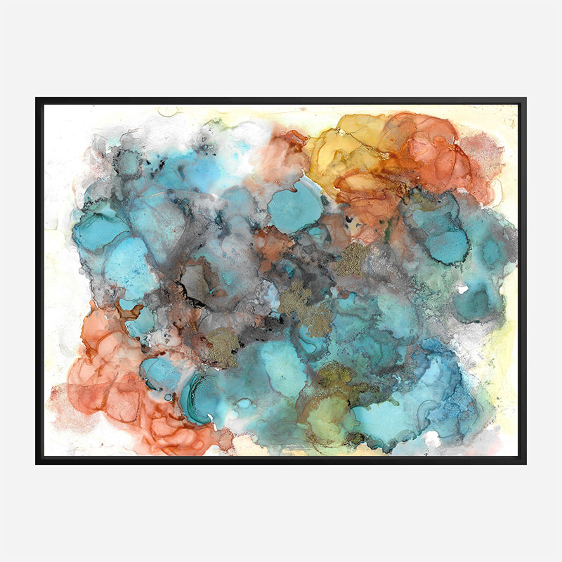 Summer Haze Abstract Art Print Summer Haze Abstract Art Print