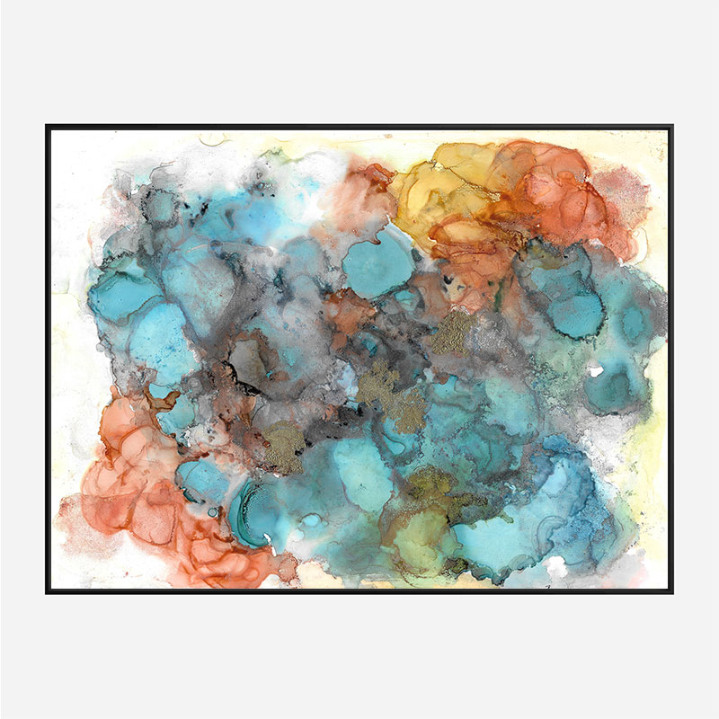 Summer Haze Abstract Art Print Summer Haze Abstract Art Print