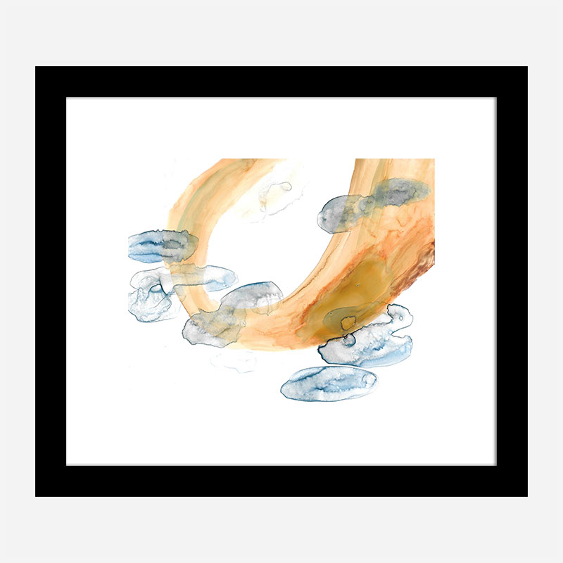 Sun on Water Abstract Art Print Sun on Water Abstract Art Print