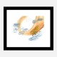 Sun on Water Abstract Art Print Sun on Water Abstract Art Print