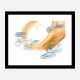 Sun on Water Abstract Art Print Sun on Water Abstract Art Print