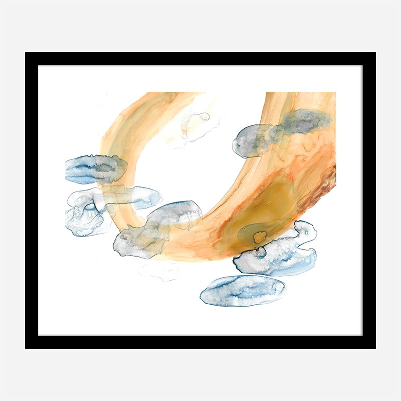 Sun on Water Abstract Art Print Sun on Water Abstract Art Print