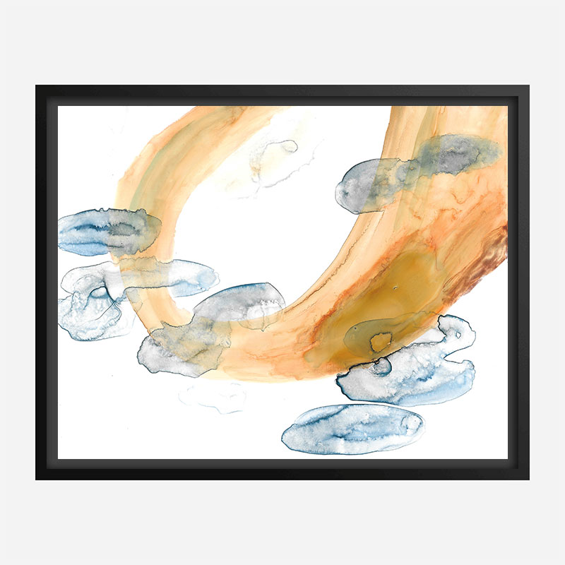 Sun on Water Abstract Art Print Sun on Water Abstract Art Print
