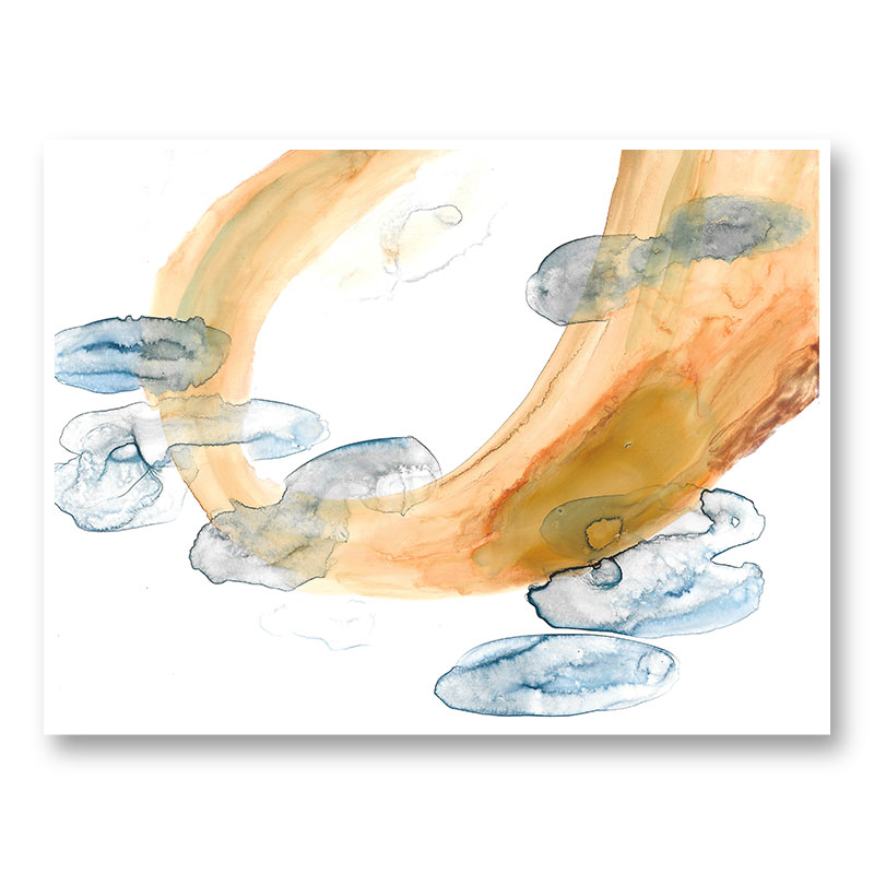 Sun on Water Abstract Art Print Sun on Water Abstract Art Print