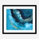 Lost In Blue Abstract Art Print Lost In Blue Abstract Art Print