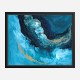 Lost In Blue Abstract Art Print