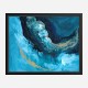Lost In Blue Abstract Art Print Lost In Blue Abstract Art Print