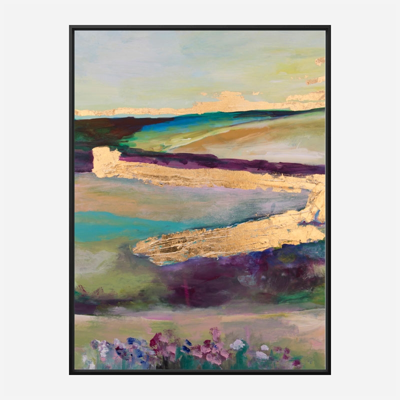 Countryside in Gold Art Print Countryside in Gold Art Print