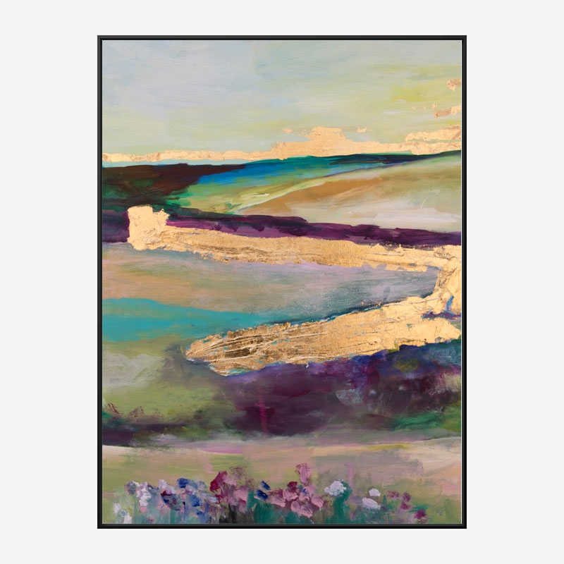 Countryside in Gold Art Print Countryside in Gold Art Print