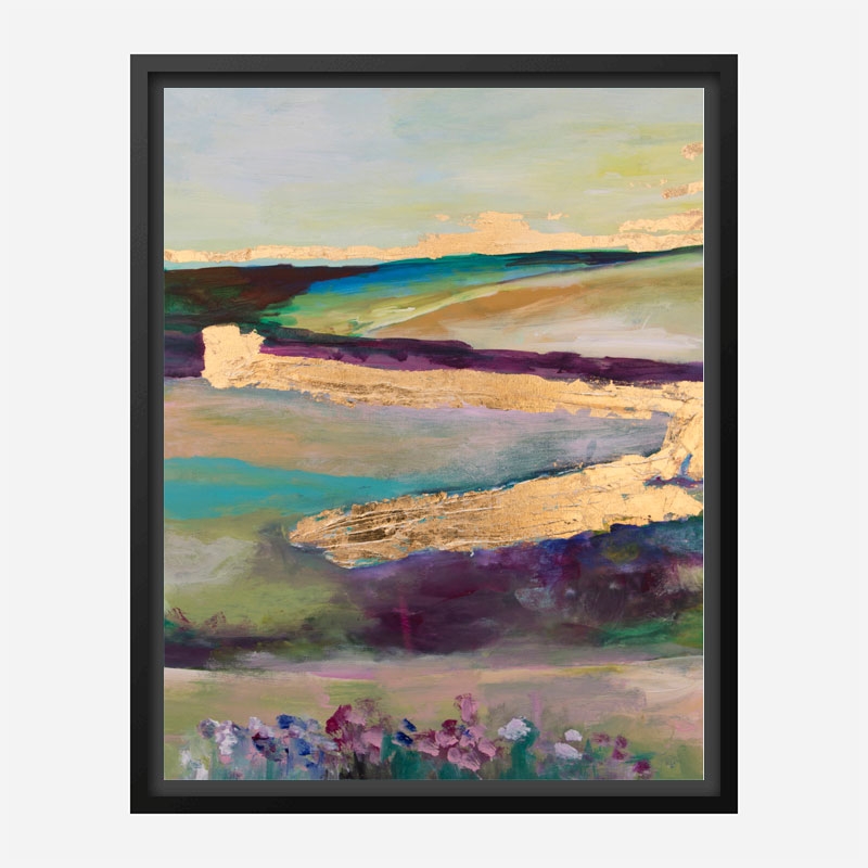 Countryside in Gold Art Print Countryside in Gold Art Print
