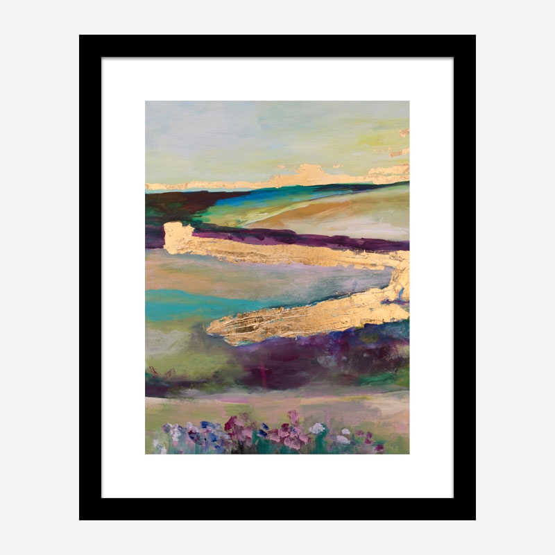 Countryside in Gold Art Print Countryside in Gold Art Print