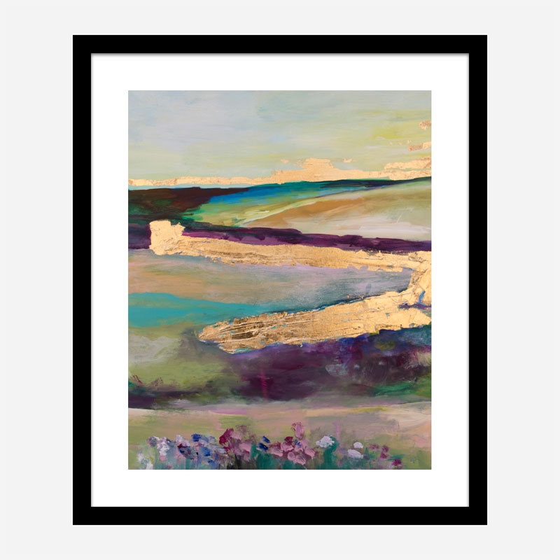 Countryside in Gold Art Print Countryside in Gold Art Print