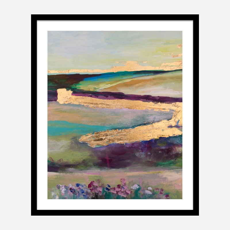 Countryside in Gold Art Print Countryside in Gold Art Print