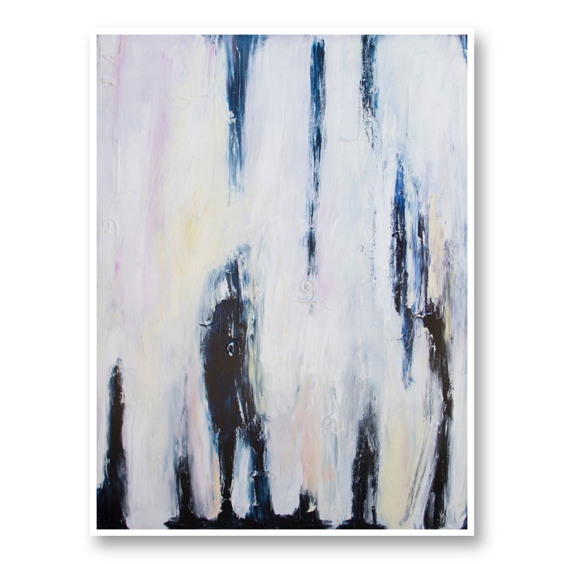 Walking in the Fog Art Print Walking in the Fog Art Print