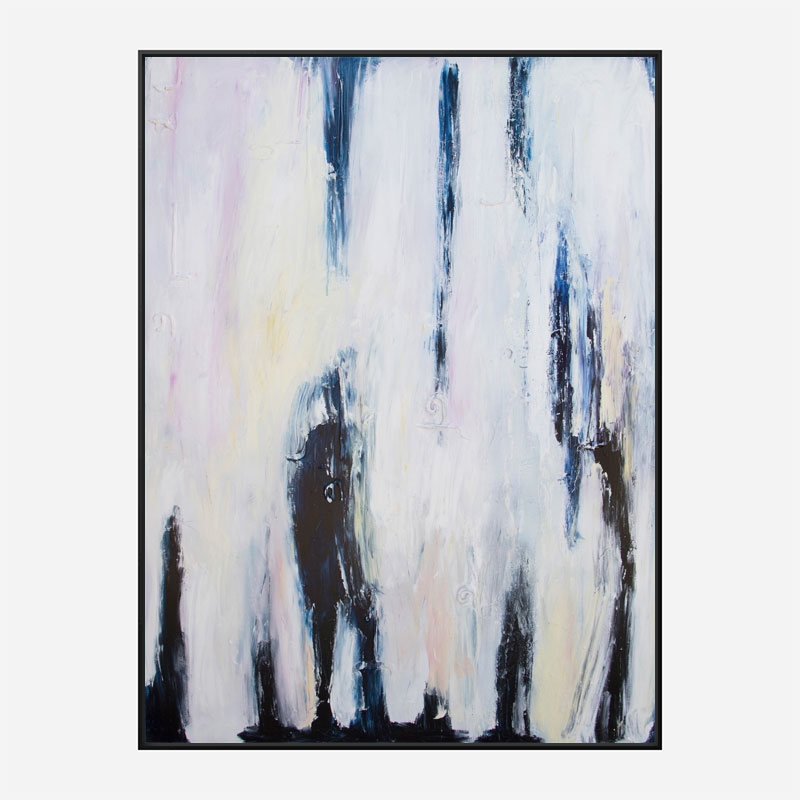 Walking in the Fog Art Print Walking in the Fog Art Print