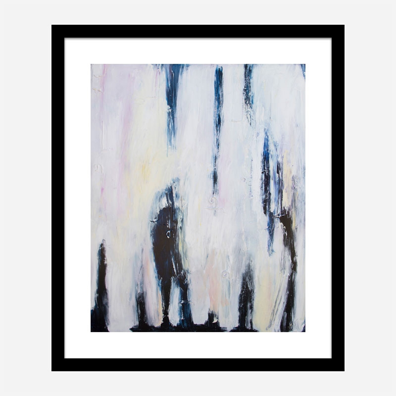Walking in the Fog Art Print Walking in the Fog Art Print