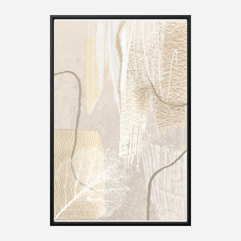 Calm Ivory Abstract Art