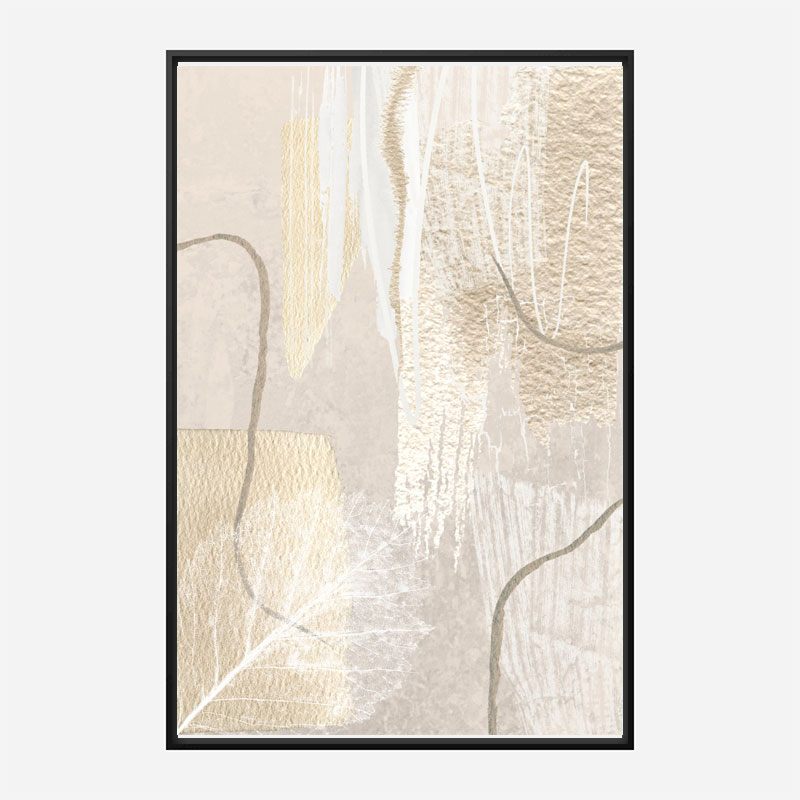 Calm Ivory Abstract Art