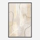 Calm Ivory Abstract Art