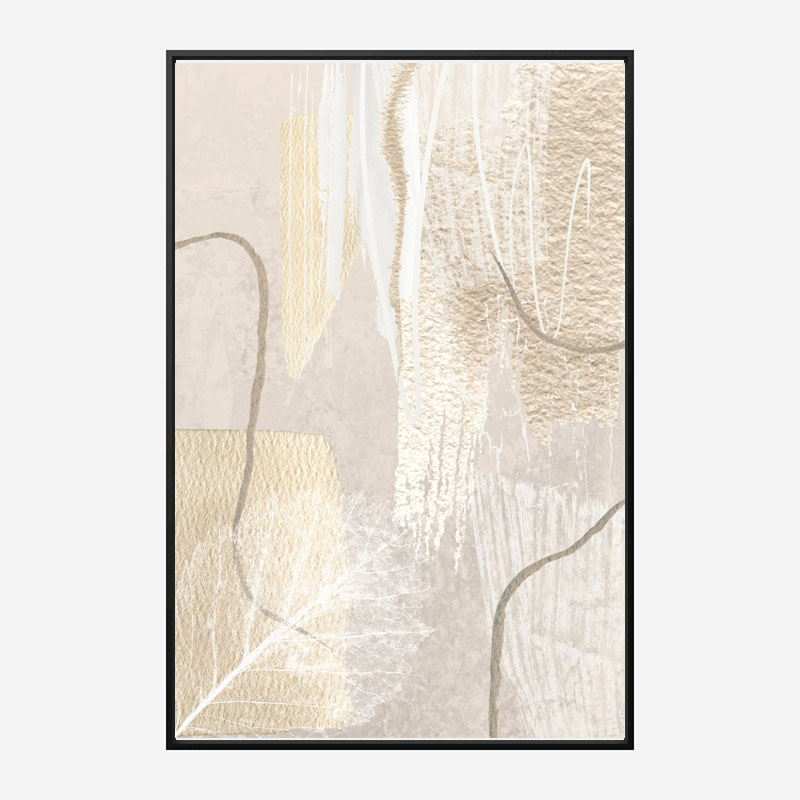 Calm Ivory Abstract Art