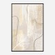 Calm Ivory Abstract Art