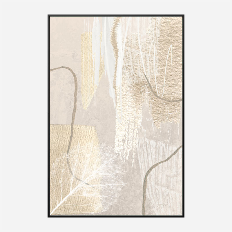 Calm Ivory Abstract Art