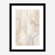 Calm Ivory Abstract Art